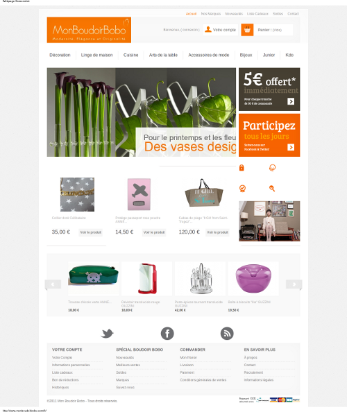 Mon Boudoir Bobo Prestashop