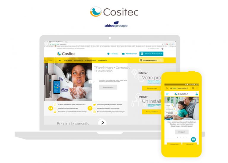 Cositec design pour WordPress