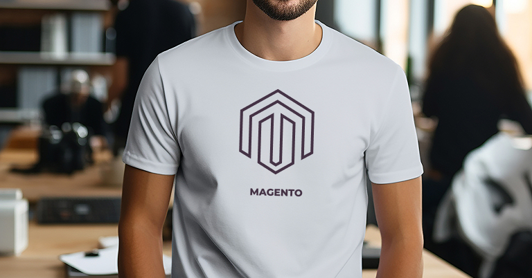 tshirt avec logo magento
