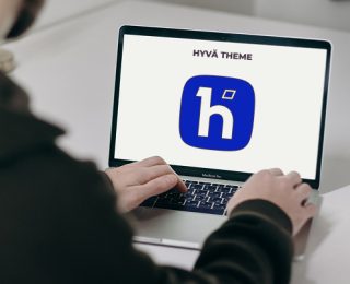 logo hyva sur ordinateur